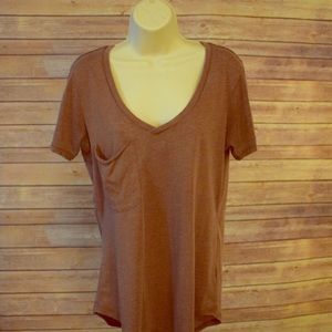 Z Supply Pleasant Surprise Tee in Mauve