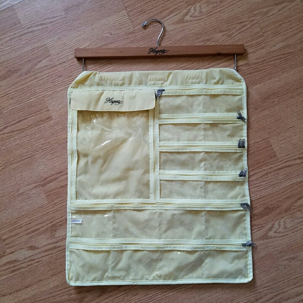 Hagerty Pastel Yellow Jewelry Closet Storage