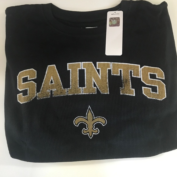 New Orleans Saints Big & Tall Thermal LS Tee - Picture 1 of 3