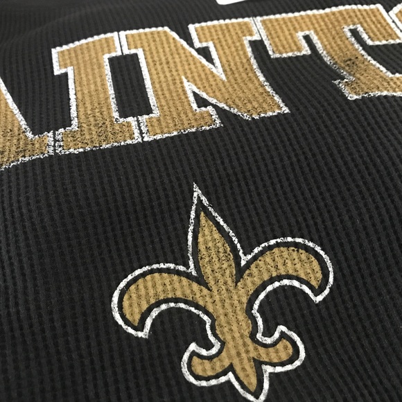 New Orleans Saints Big & Tall Thermal LS Tee - Picture 3 of 3