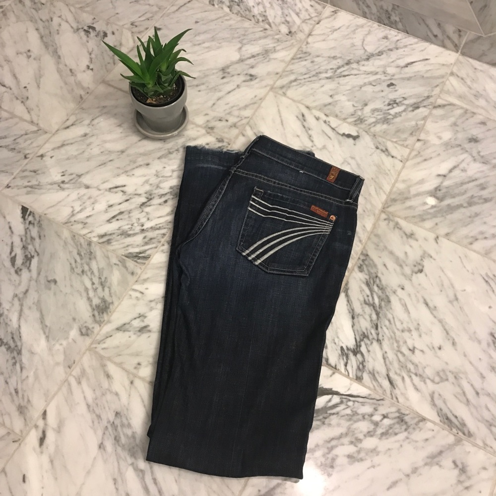 Seven 4 All Man Kind - beautiful dark denim jeans