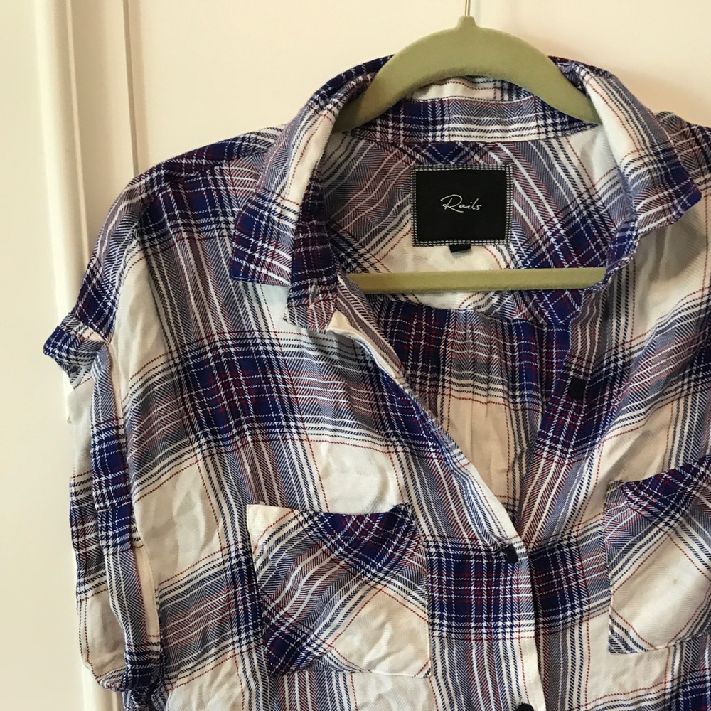Rails, Short Sleeve Flannel. Worn Once - image 1