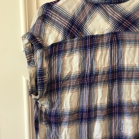 Rails, short sleeve flannel. Worn once - Picture 3 of 3