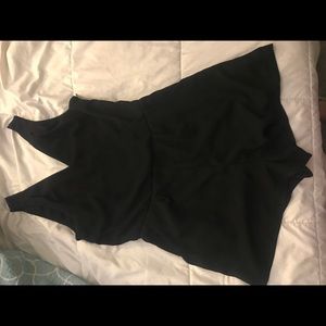Black Fitted Romper