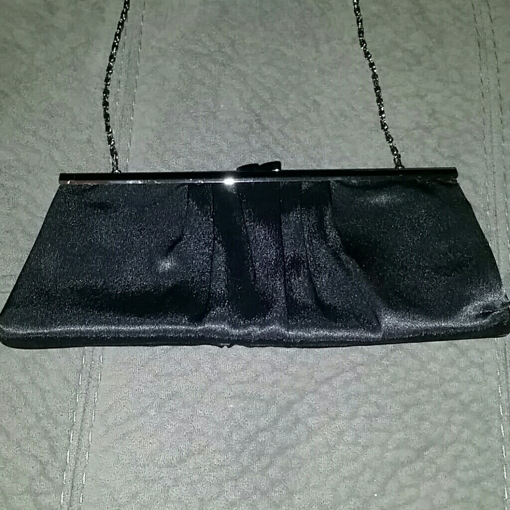 Black evening bag