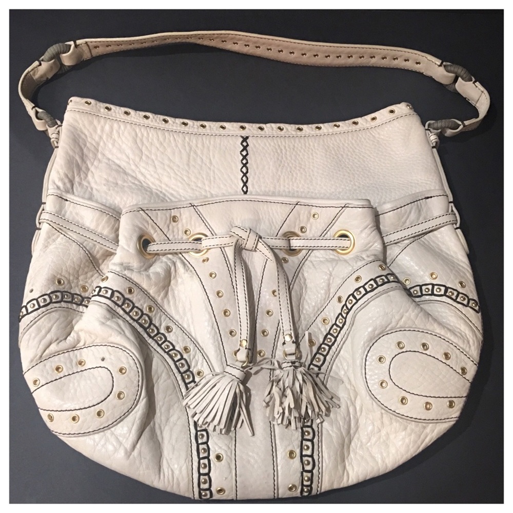 COLE HAAN AUTHENTIC Decorative White Purse