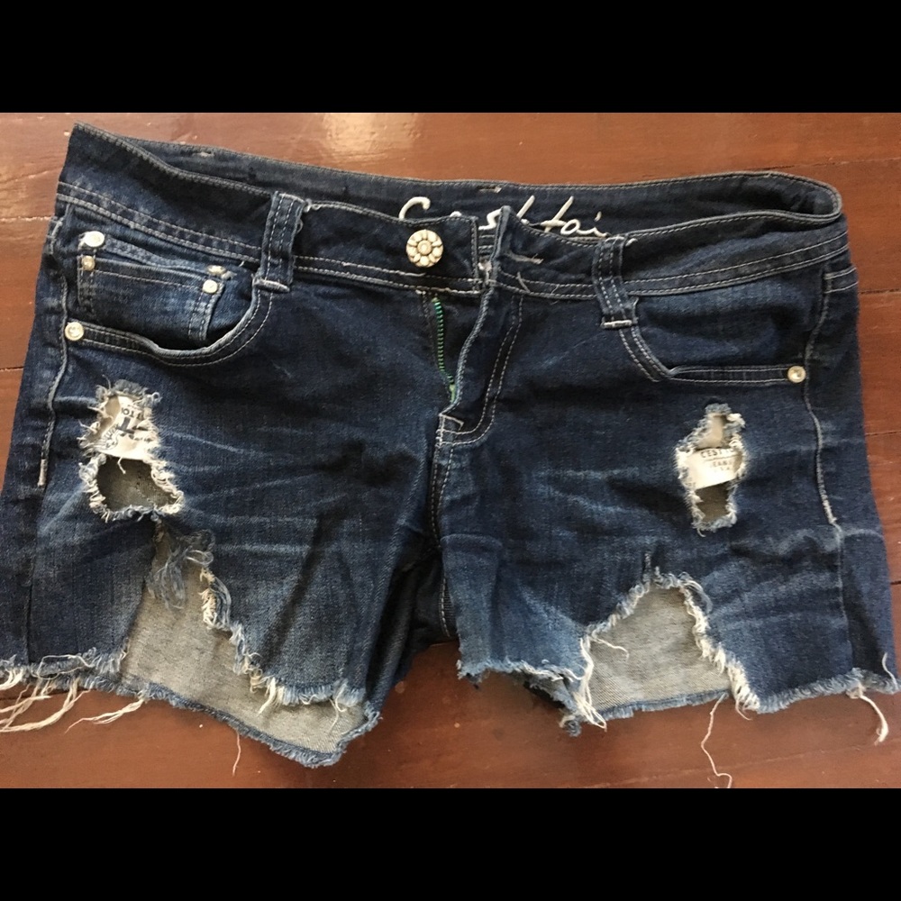 Cute denim shorts jean shorts size 9