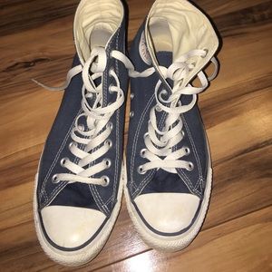 Blue High Top Converses