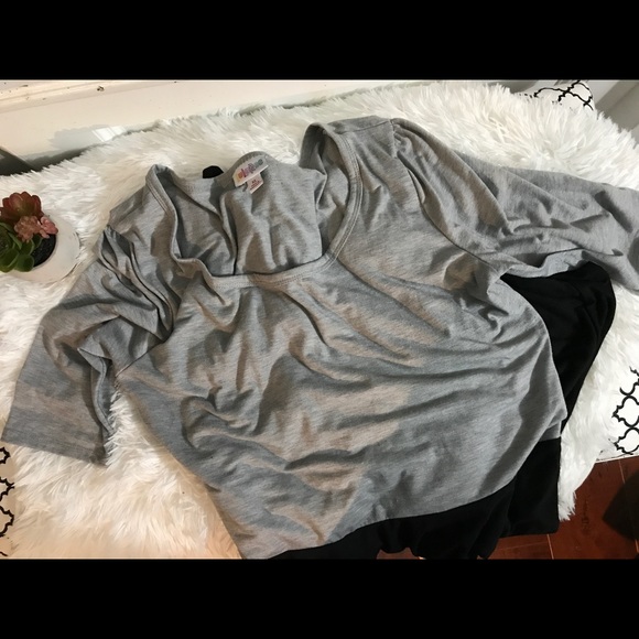 SOLD· Lularoe Nicole Women's Block Dress Black - Picture 4 of 5