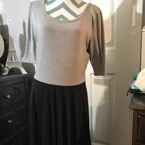 SOLD· Lularoe Nicole Women's Block Dress Black