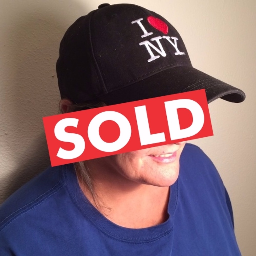 Black I heart New York baseball cap