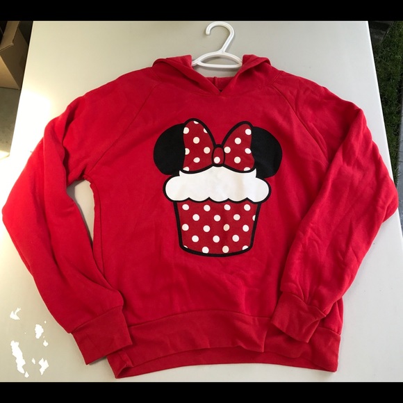 Disney Jackets & Blazers - (NWOT) Minnie Mouse Cupcake Hoodie
