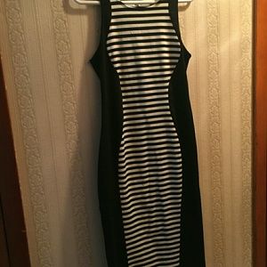 Sleeveless body conscious dress