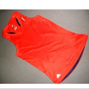 🌼SALE‼️ADIDAS Red ClimaCool Athletic Top