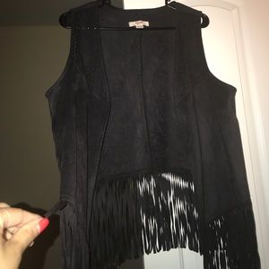 Fringe vest! Never worn (cute &trendy)