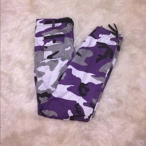 High Waisted Camo Pants