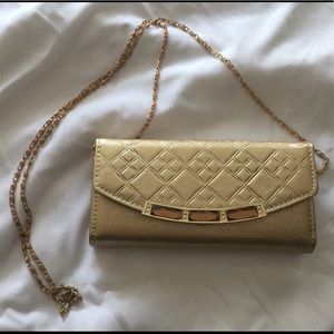Gold Jeweled Clutch