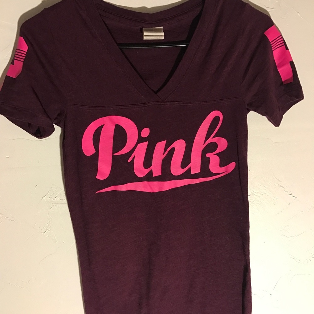 PINK Maroon Top