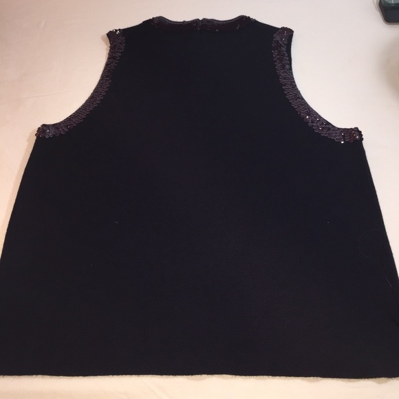 J. Crew sleeveless sweater w/sequins, NEW w/ tags - Picture 5 of 7