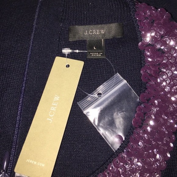 J. Crew sleeveless sweater w/sequins, NEW w/ tags - Picture 7 of 7