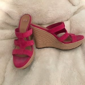 UGG Like New Platform Wedges