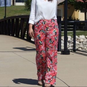 Palazzo Floral Pants