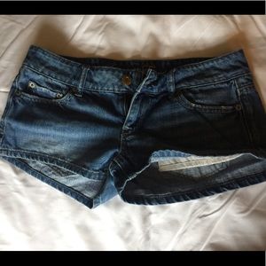 Denim Short Shorts