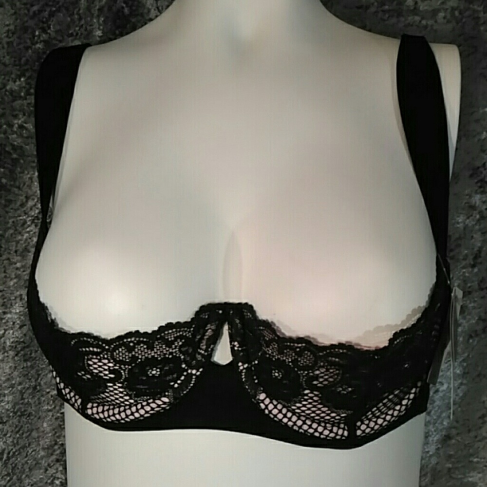 NWT Quarter Cup Cacique Seriously Sexy Bra 36C