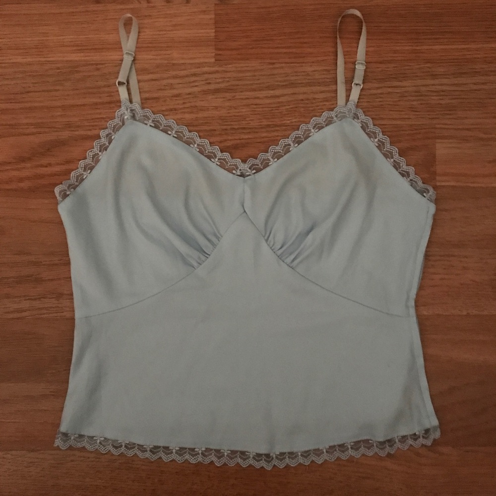 Rope light blue camisole size XS