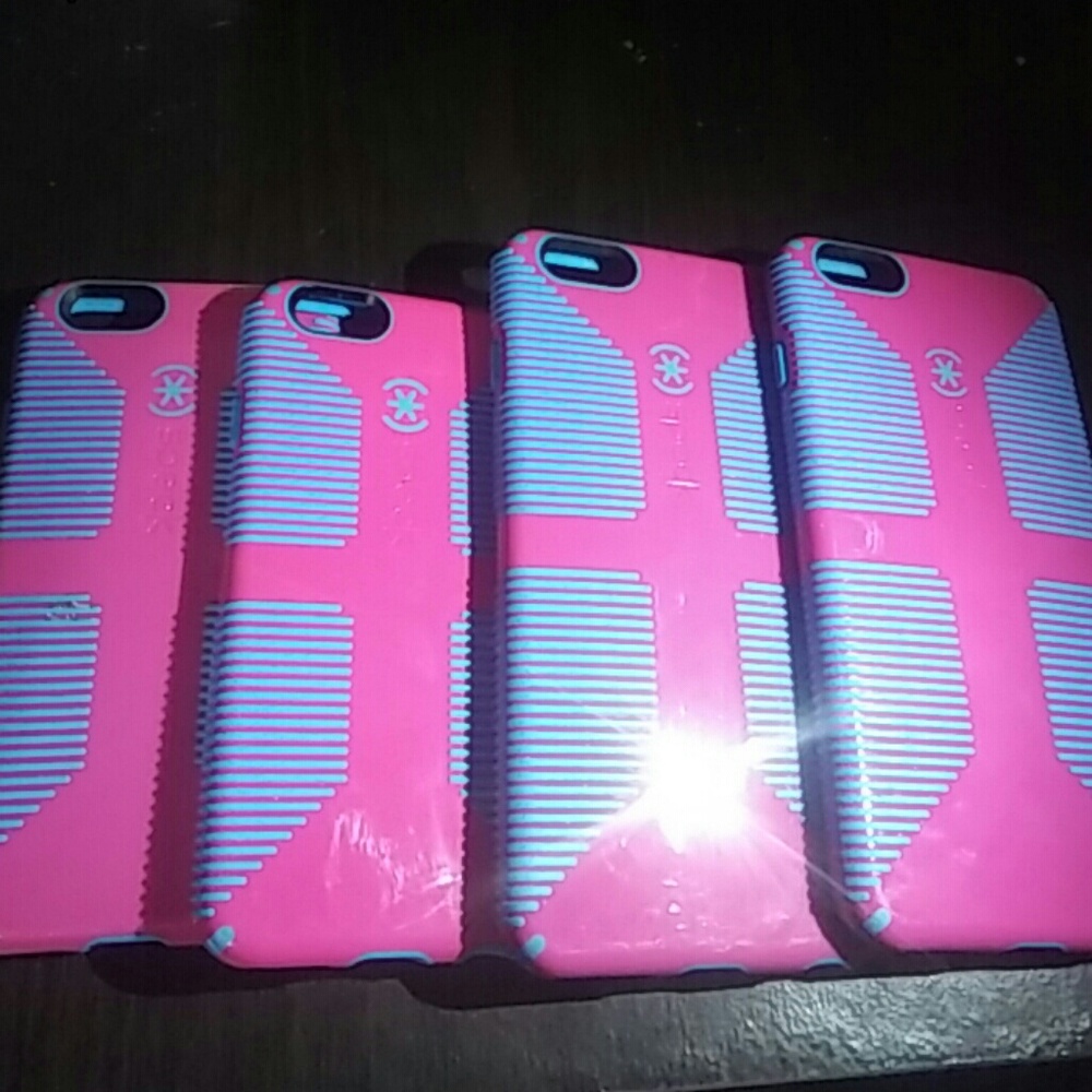 2 Iphone 6s & Iphone 6sPlus Cases Pink/Blue