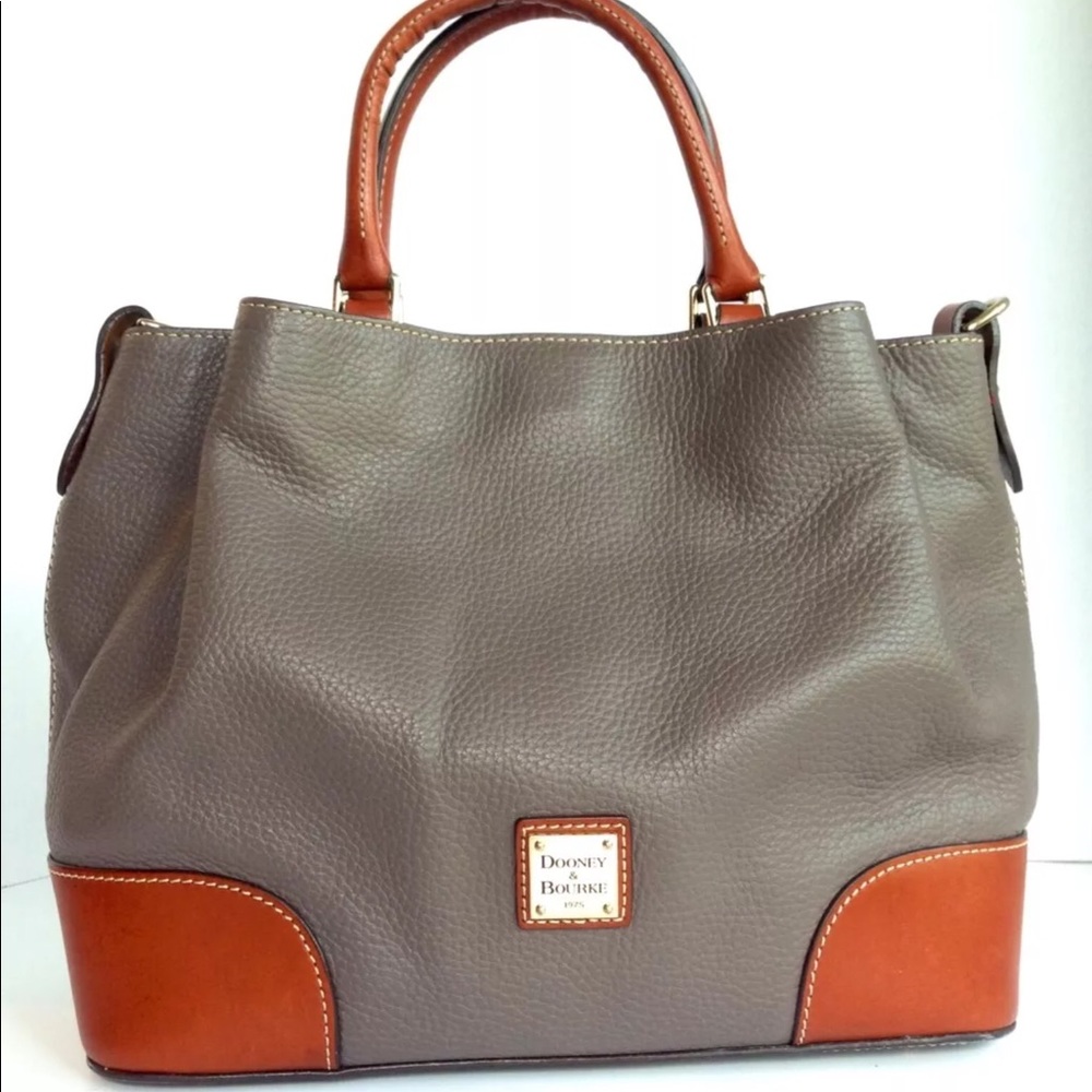 ***ON SALE *** Dooney and Burke Grey Satchel Large