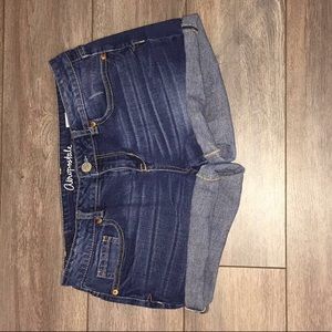 Medium wash mid rise shirts from Aeropostale