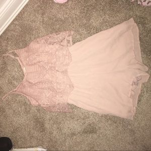Pastel pink romper! Never worn before, super comfy