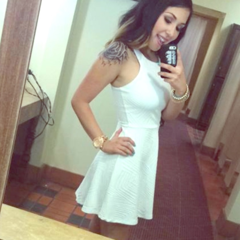 White dress