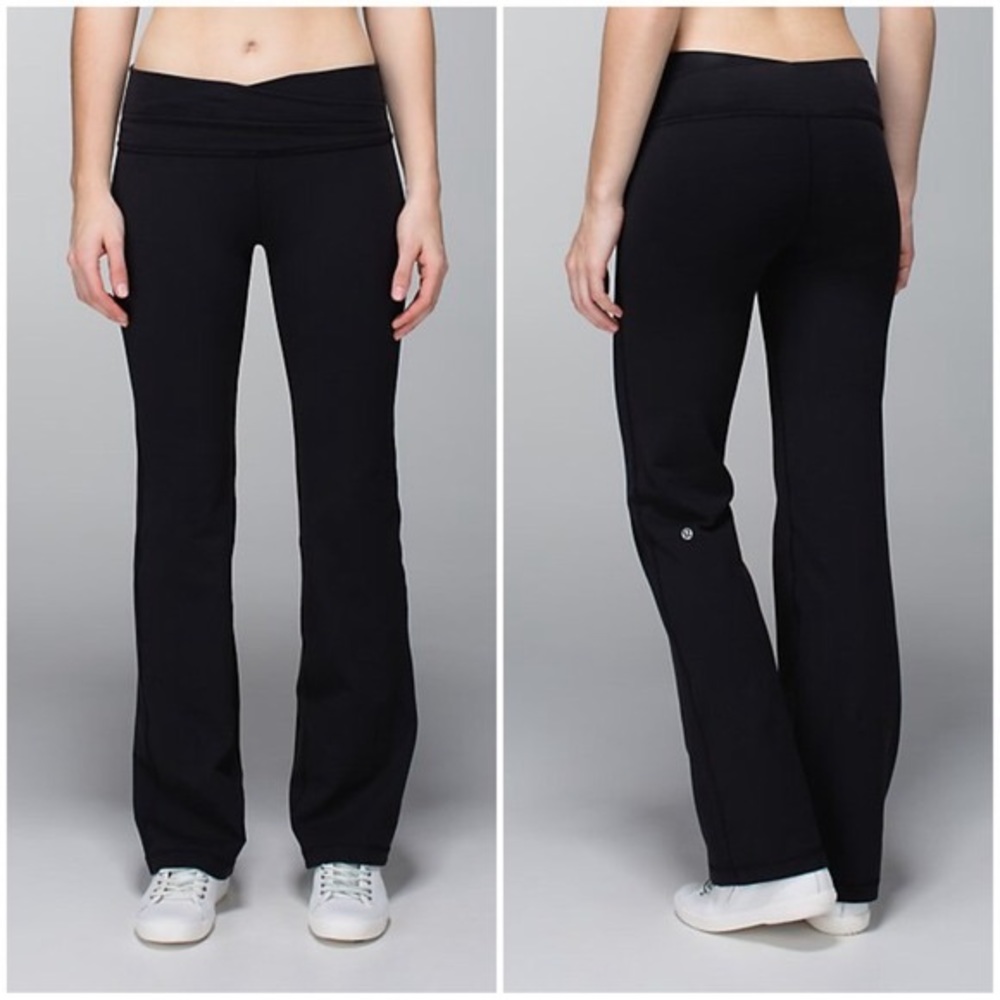Lululemon Black Astro Flare Leggings