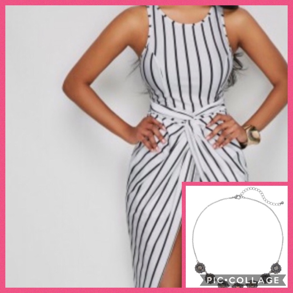You had me at blue stripes Walk-throughDress