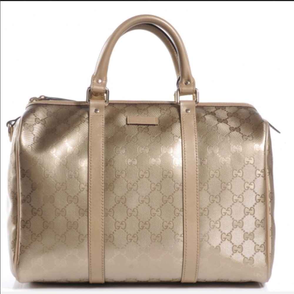 ✨💫✨Authentic Gold Gucci Boston Bag✨💫✨💫✨✨✨