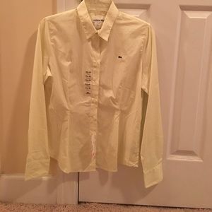 Lacoste button up blouse