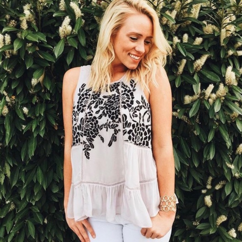 Anthropologie floreat blouse size small