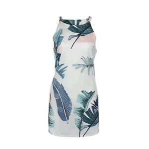 Tropical Print Dress