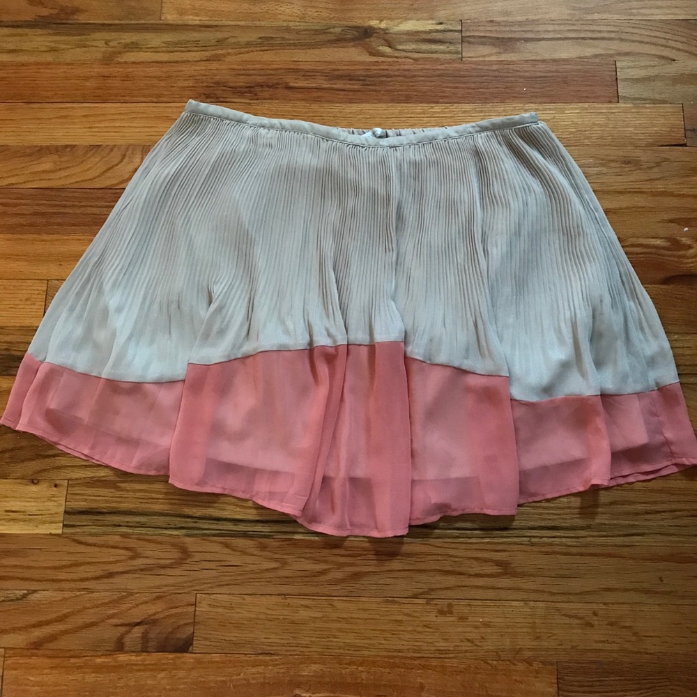 Lauren Conrad two tone chiffon skirt