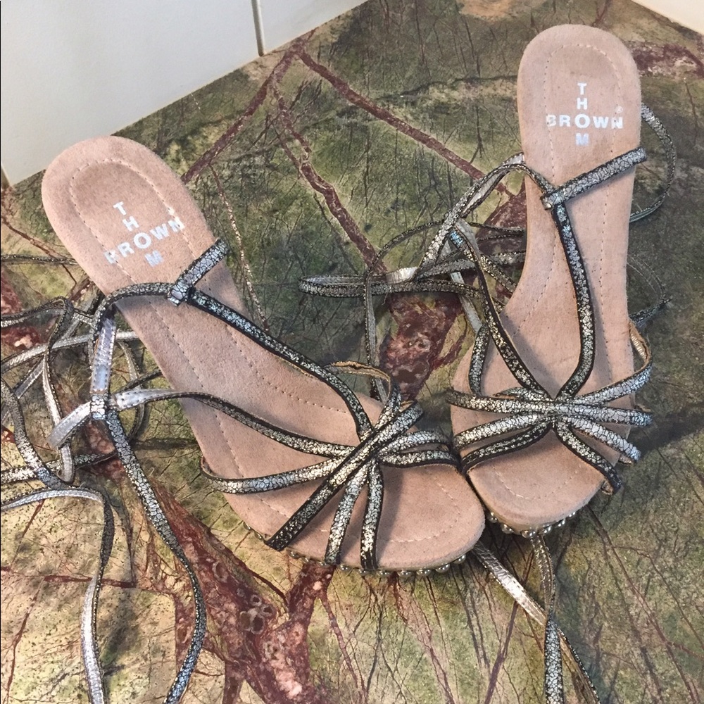 Thom Brown strapped stilettos
