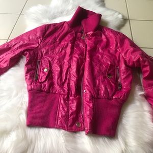 Pink Bomber Jacket