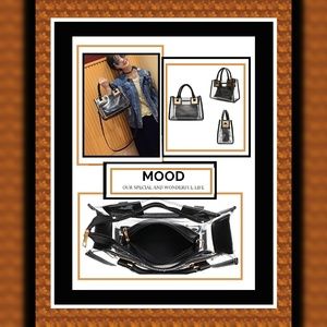 2 in1 Clear Multipurpose bag w/removeable insert