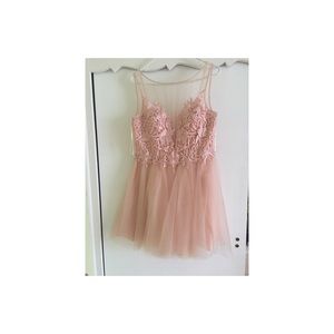 Blush formal dress