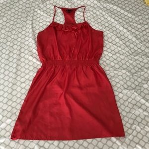 Red Gap Summer Dress