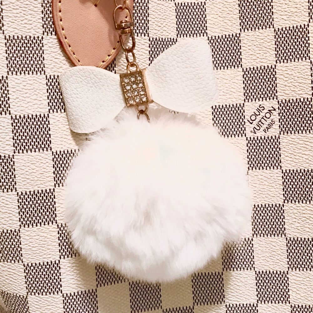 Pom Pom Keychain for Purse