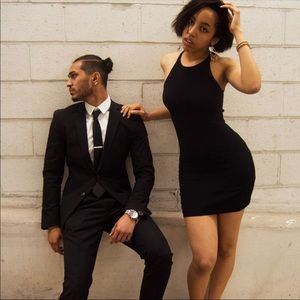 RIBBED BODYCON DRESS