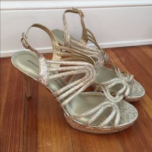 Adrianna Papell Boutique gold sandals