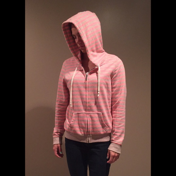 Pink and Cream Zip Up - Picture 2 of 2